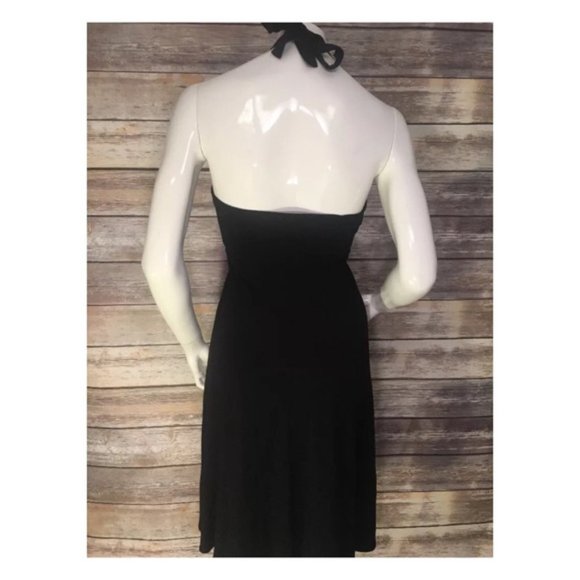 Laundry by Shelli Segal Black Halter Dress Sz XS - Picture 2 of 8